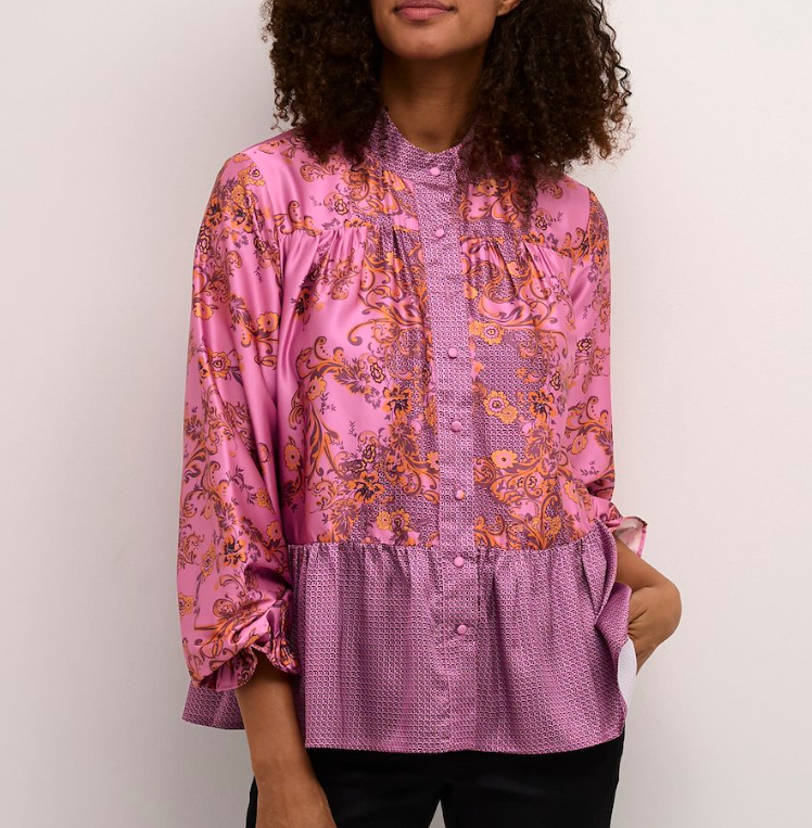 Culture Ladies CUArina Shirt in Phlox Pink, Arina