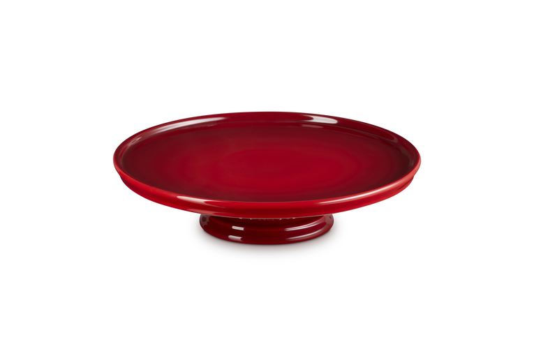 Le Creuset footed Cake Stand Cerise