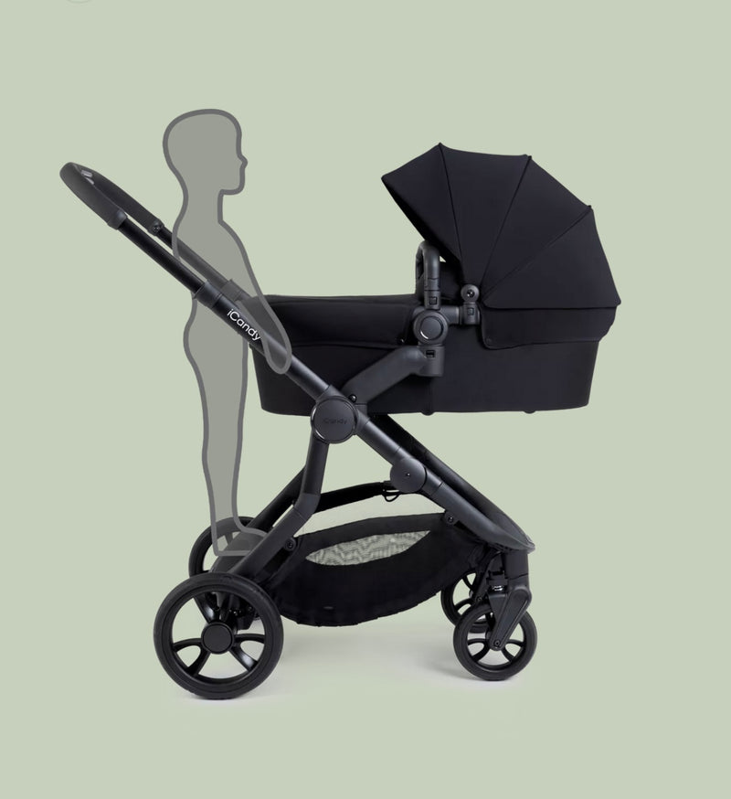 iCandy Orange 4 Pushchair Bundle in Black Edition