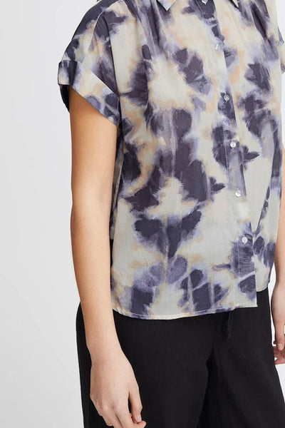 ICHI Ihemmeretta Woman’s Shirt Tie Dye AOP