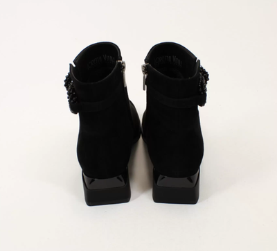 Loretta Vitale Ankle Boots C2439133 in Black Suede