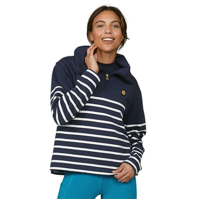 Toggi Ladies Barker Sweatshirt Navy/White