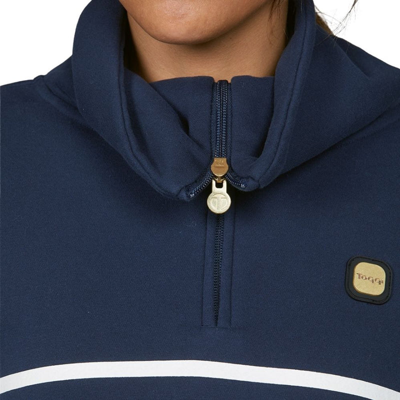 Toggi Ladies Barker Sweatshirt Navy/White