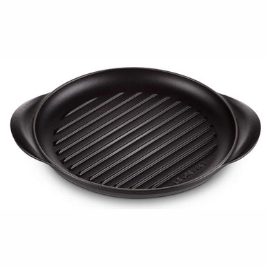 Le Creuset Cast Iron Round Grill 26cm Noir