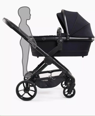 iCandy Peach 7 Pushchair & Carrycot Bundle in Black Edition