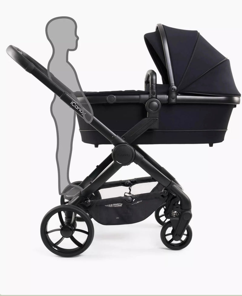 iCandy Peach 7 Pushchair & Carrycot Bundle in Black Edition