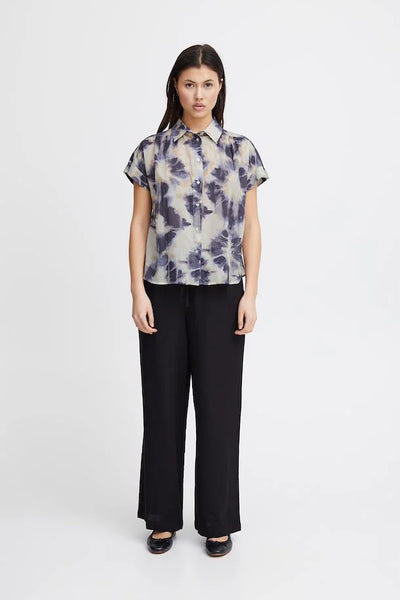 ICHI Ihemmeretta Woman’s Shirt Tie Dye AOP