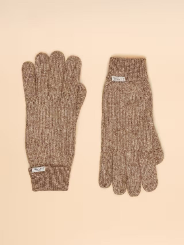 Joules Women’s Rosa Oatmeal Gloves
