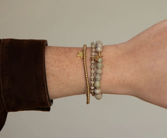 Paperchain Triple Star Bracelet