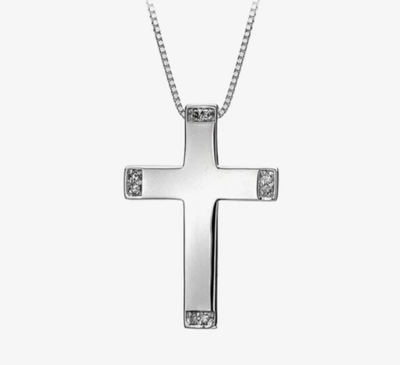 Hot Diamonds Cross Pendant DP105 silver