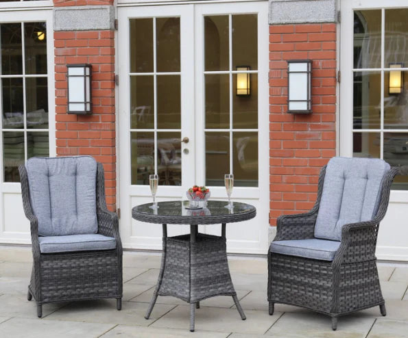 Santorini High Back Bistro Set