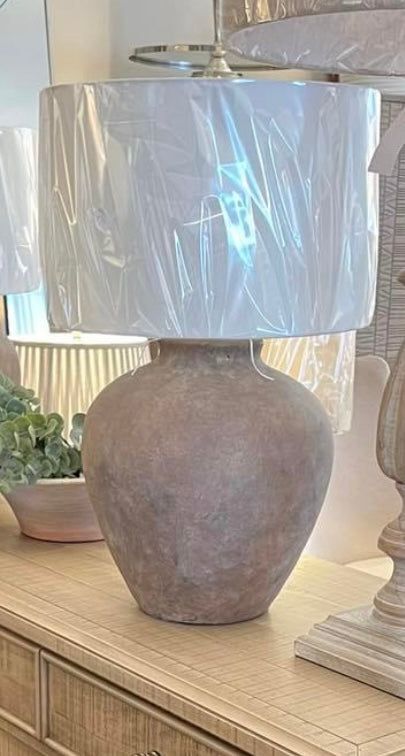 Chestnut Table Lamp Stone