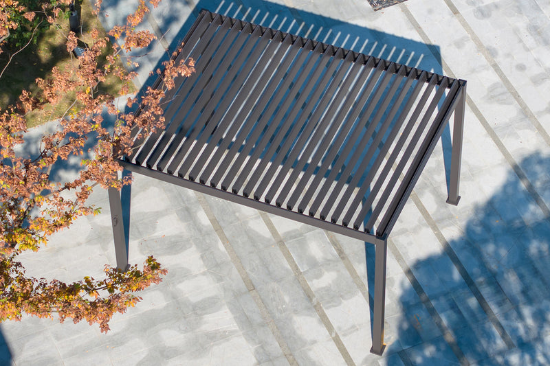 Hartman Premium 4m x 3m Pergola Dark Grey Aluminium Framed