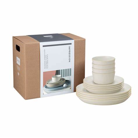 Denby Impression 12 Piece Set Cream