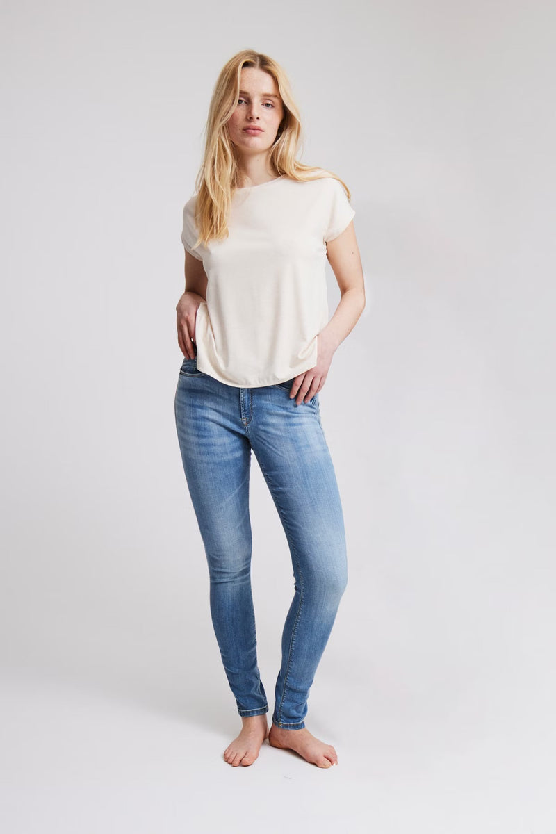 Ichi Women’s IHrebel T-Shirt - Tapioca
