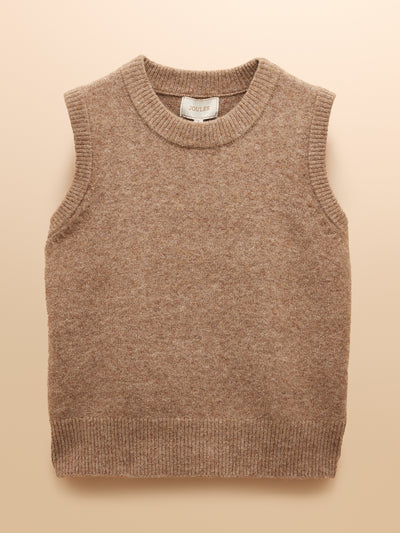 Joules Women’s Holly Tan Knitted Vest