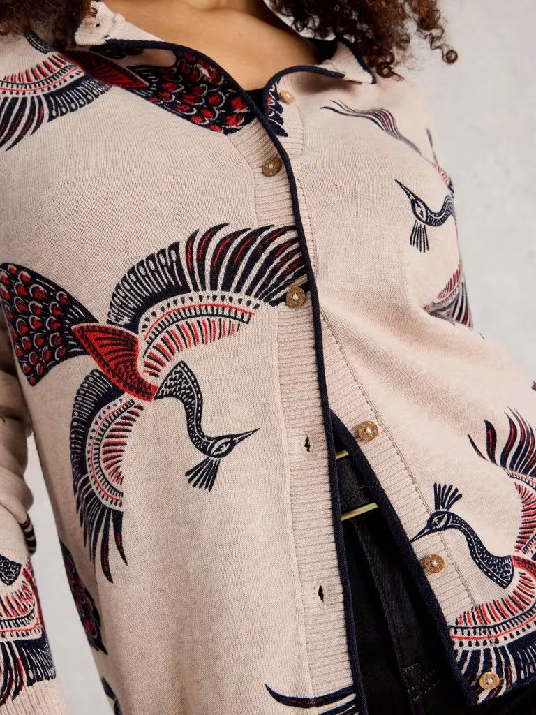 White Stuff Lulu Print Cardi
