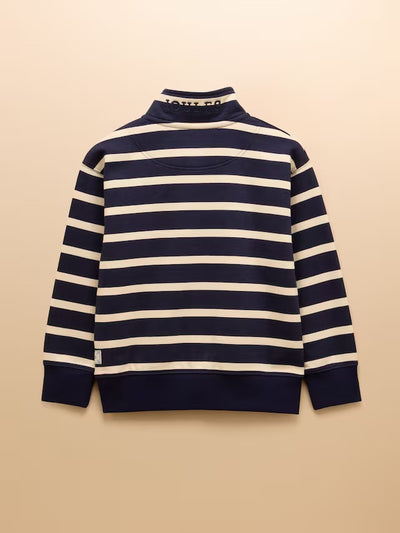 Joules Alfie Navy Quarter Zip Sweatshirt