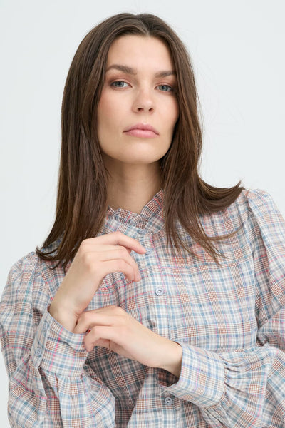 PULZ JEANS PZAURORA shirt della Robbia blue, Aurora