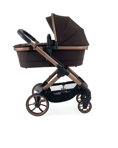 Icandy Peach 7 Pecan Pushchair and Carrycot - Car Seat Bundle