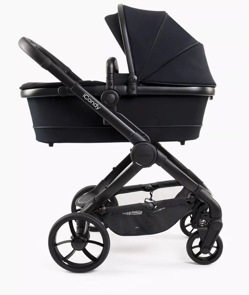 iCandy Peach 7 Pushchair & Carrycot Bundle in Black Edition