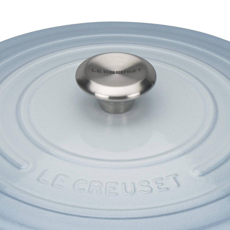 Le Creuset Cast Iron Round 28cm Casserole Dish- Coastal Blue
