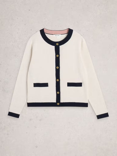 White Stuff Women’s Charlotte Long Sleeve Cardi in NAT MLT