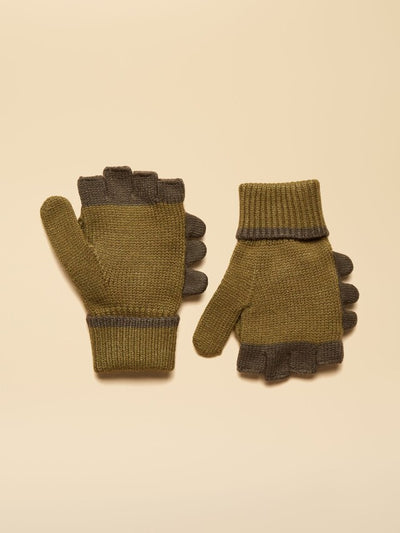 Joules Boys Carey Green Character Gloves