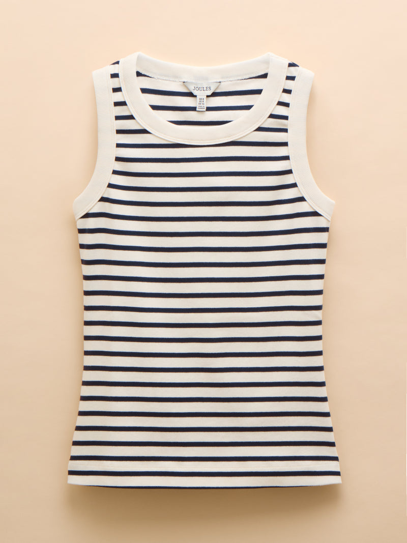 Joules Women’s Harbour Vest in Creme Navy