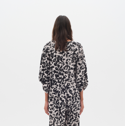 In Wear Ladies Blouse FayeIW in Artistic Shadow Black, Faye