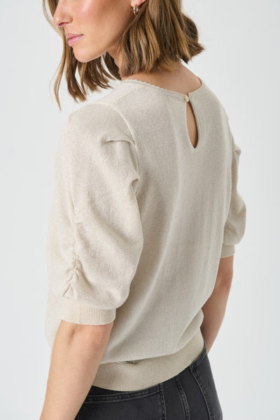 Part Two Ladies VaraiaPW Pullover in Whitecap Gray with Lurex, Varaia