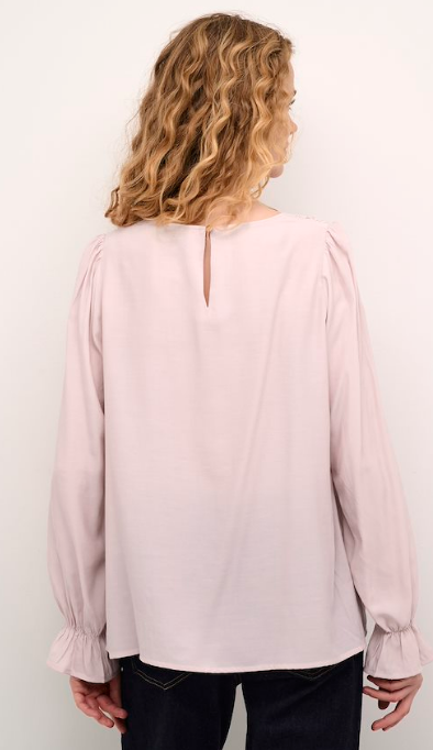 Culture Ladies Cufrancis Asmine Smock Blouse Pale Mauve