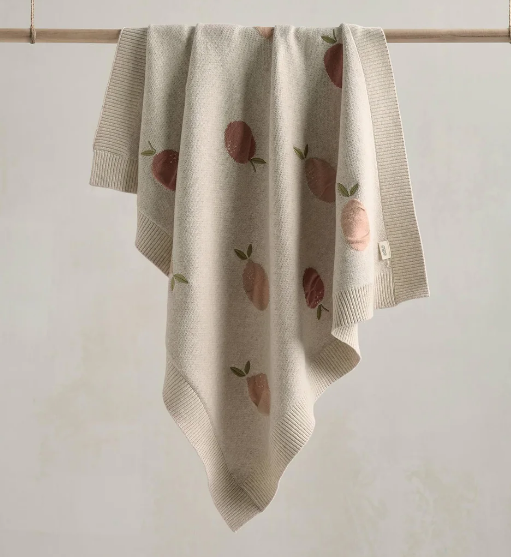 Mamas & Papas Knitted Blanket - Welcome to the World Seedling - Fruit