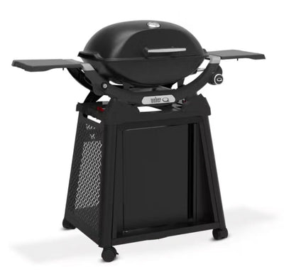 Weber Q2200N Gas Barbecue with Side Tables and Premium Cart