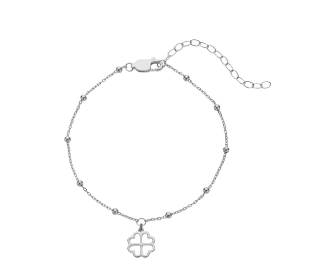 Hot Diamonds Silver Whisper Good Luck Bracelet