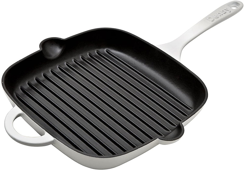 Denby Cast Iron Griddle Pan Natural  Canvas 25cm