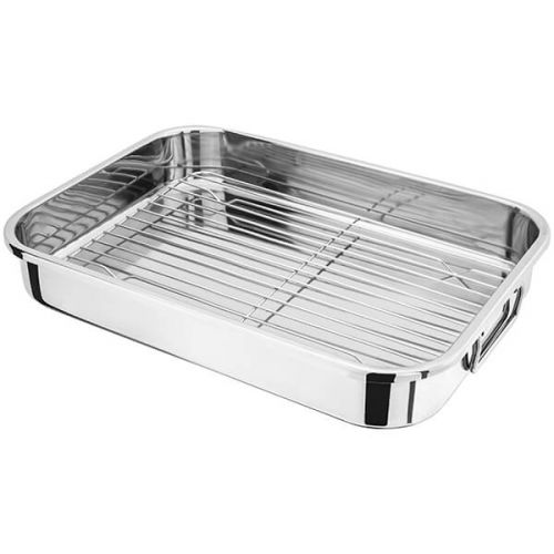 Judge 42 x 30 x 6.5cm Roasting Pan with Rack