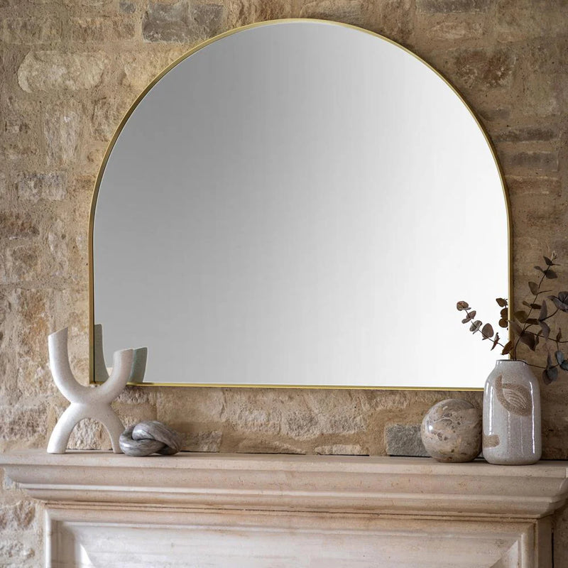 Mirror Gold Framed Arch Shaped