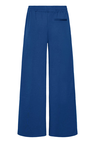 Ichi Women IHKate SUS Long Wide Pants in Navy Peony