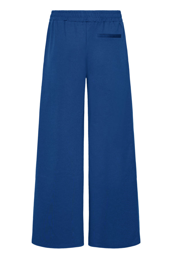 Ichi Women IHKate SUS Long Wide Pants in Navy Peony