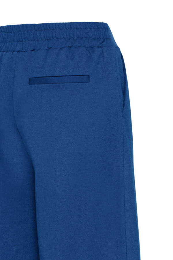 Ichi Women IHKate SUS Long Wide Pants in Navy Peony