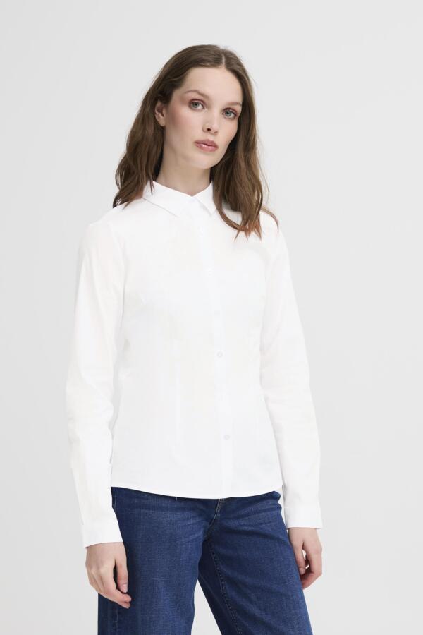 Ichi Women’s IHDIMA Shirt in White