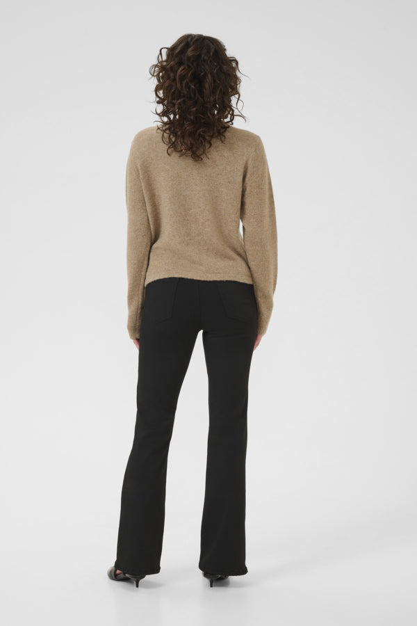 Kaffe Women’s KAniel Knit Cardigan in Toasted Coconut Melange