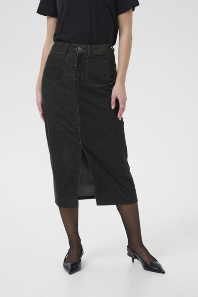 Kaffe Women’s KAmolly Skirt in Black Oyster