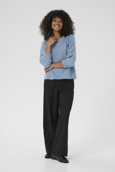 Kaffe KABetty Pullover in Windward/Blue Melange