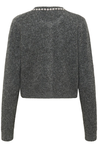 Kaffe Women’s Karoxy Cardigan in Grey Melange