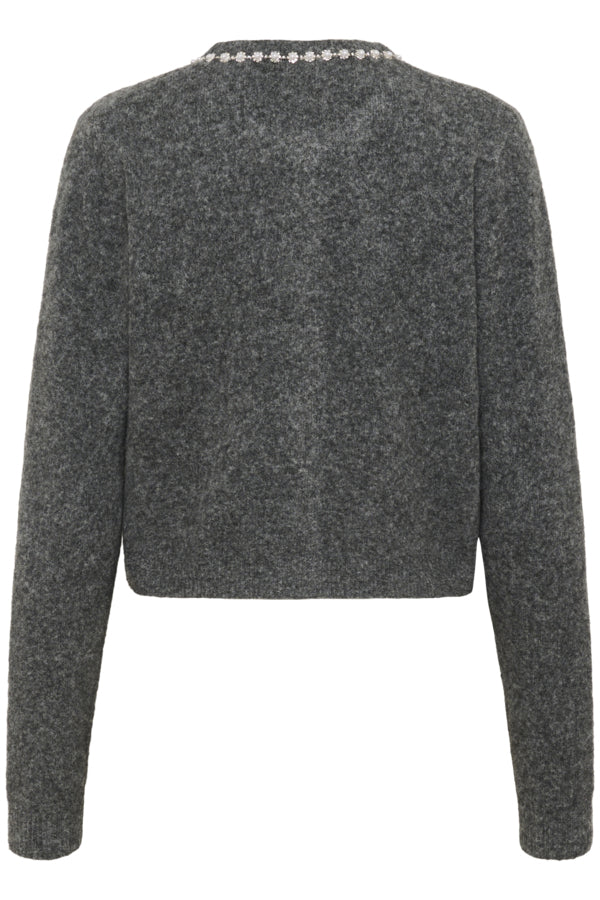Kaffe Women’s Karoxy Cardigan in Grey Melange