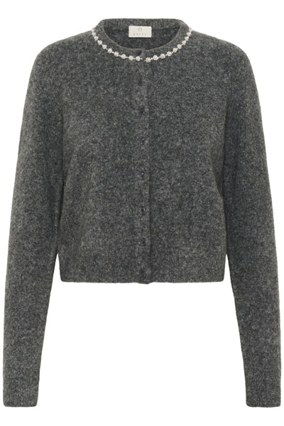 Kaffe Women’s Karoxy Cardigan in Grey Melange