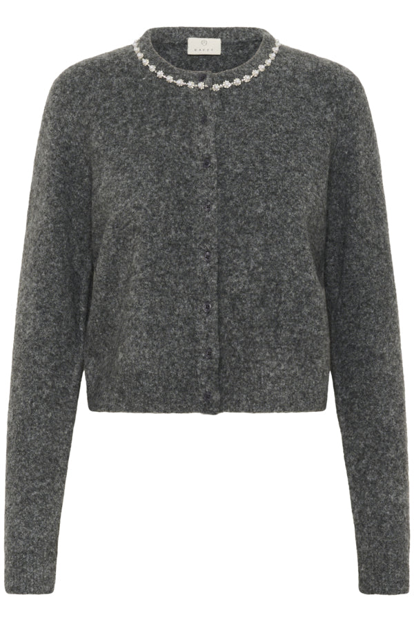 Kaffe Women’s Karoxy Cardigan in Grey Melange
