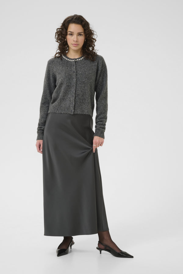 Kaffe Women’s Karoxy Cardigan in Grey Melange